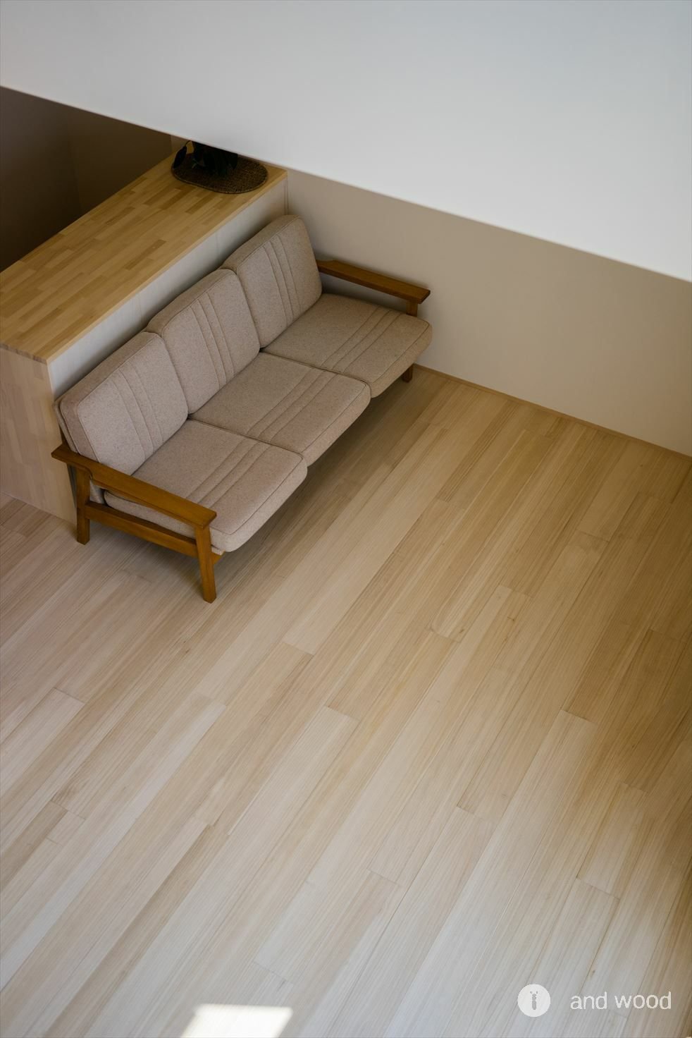 桐 柾目 フローリング アンドウッド andwood 施工例 加藤淳 一級建築士事務所 5