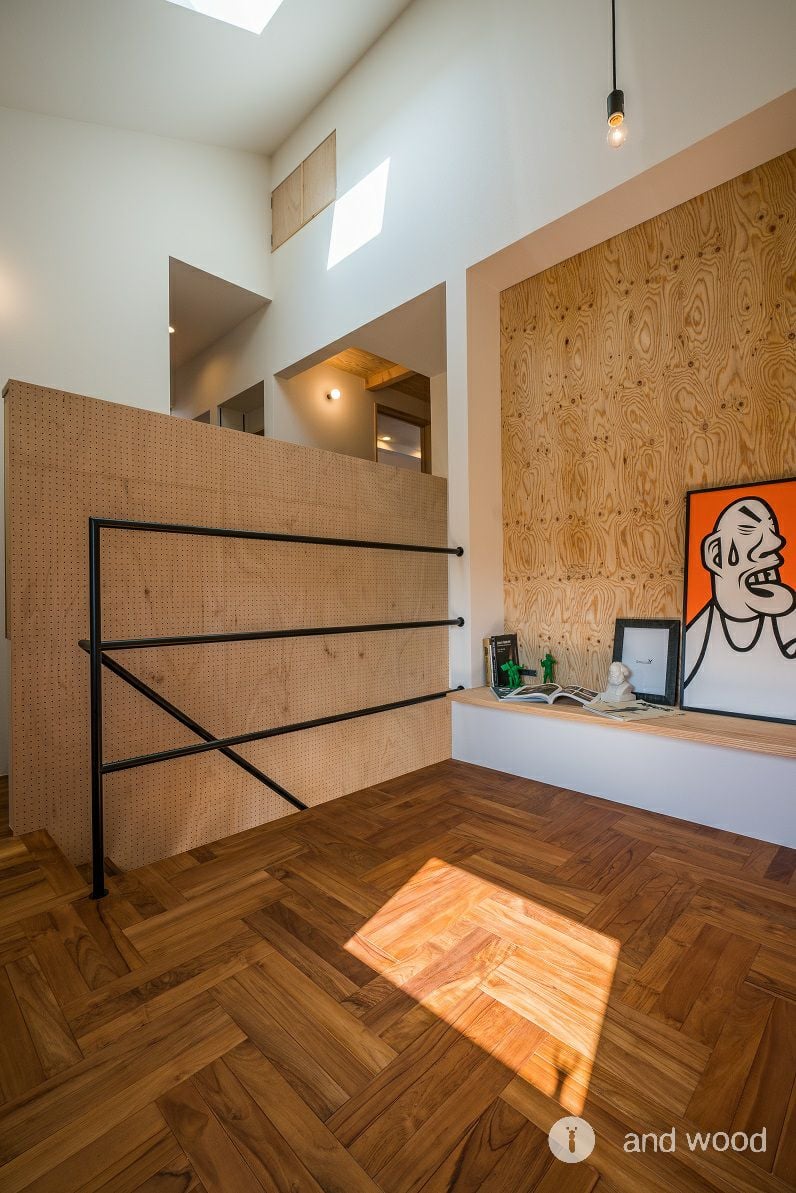 チーク ヘリンボーン トリプル アンドウッド andwood 施工例 サルキジーヌ