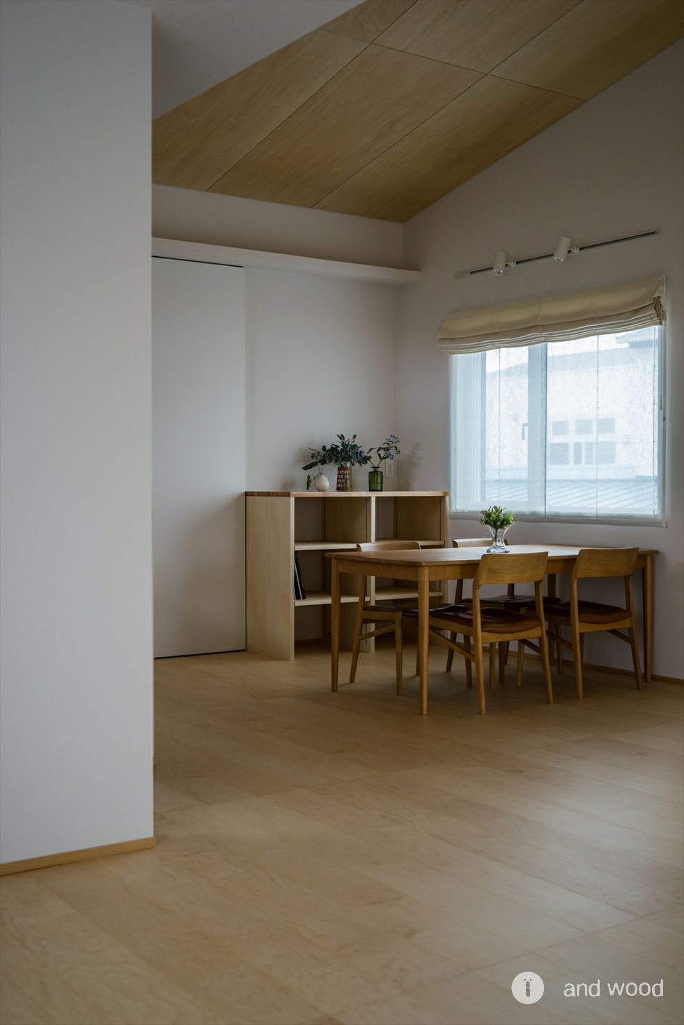 メープル プライウッド スダレ張 フローリング 幅広 施工例 新築戸建 アンドウッド andwood 8