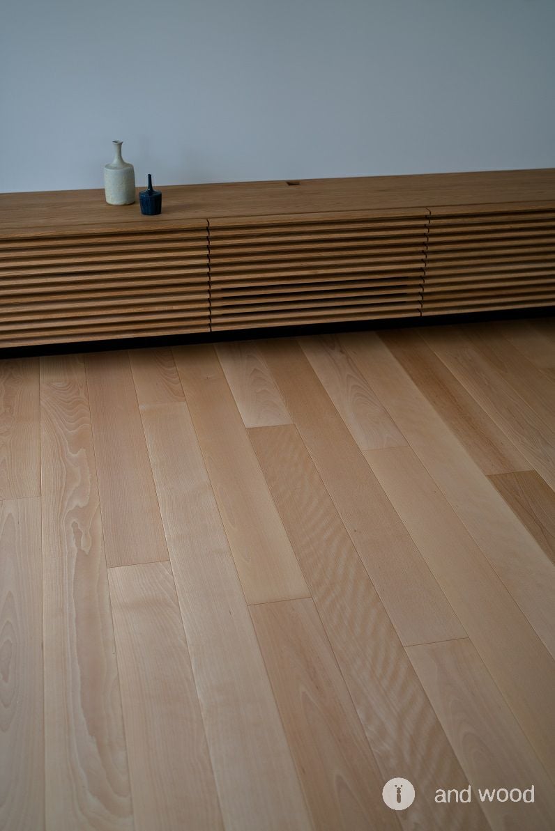 ジャーマンビーチ ブナ フローリング アンドウッド andwood 施工例 2