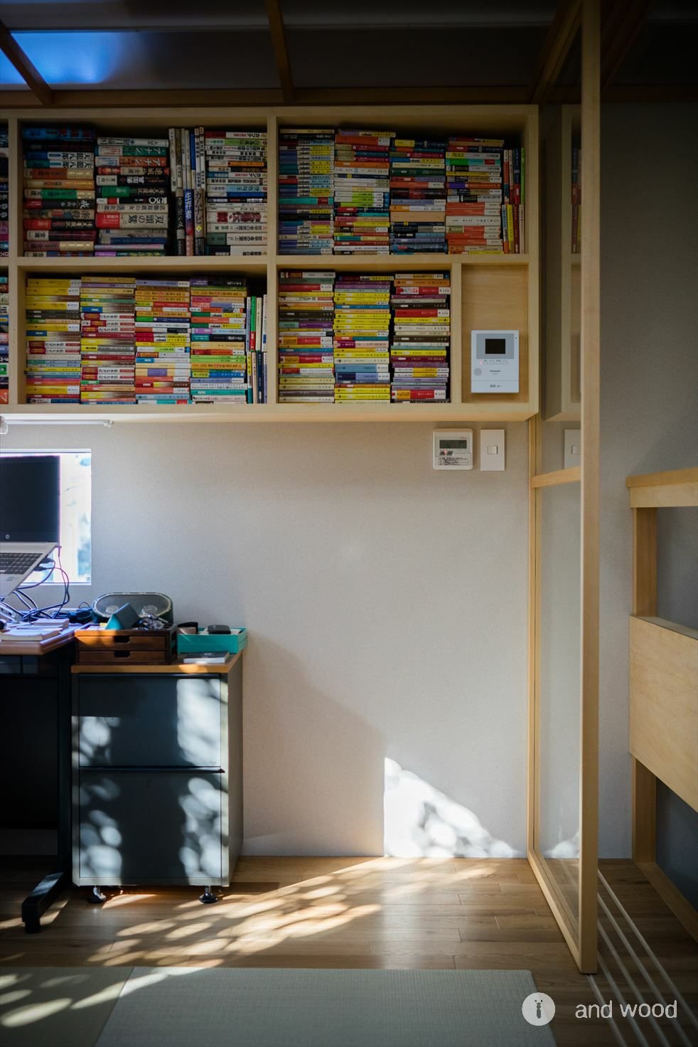 オーク 幅細 乱尺 施工例 アンドウッド andwood キャンプデザイン 2