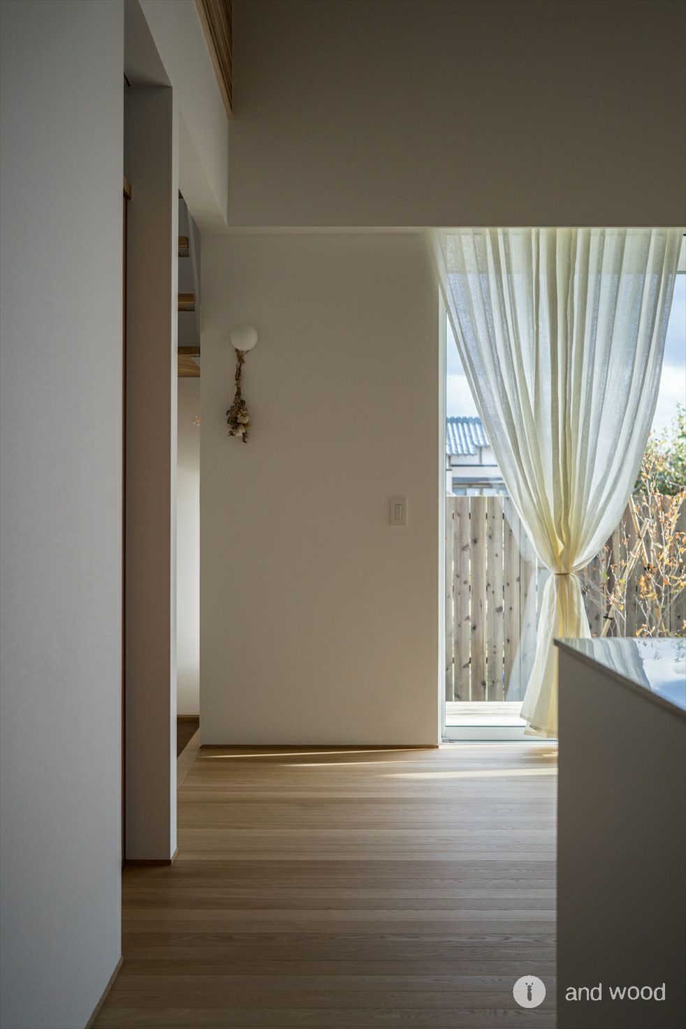 オーク ミズナラ 90幅 幅細 ナチュラル フローリング スダレ張 新築戸建て アンドウッド andwood 10