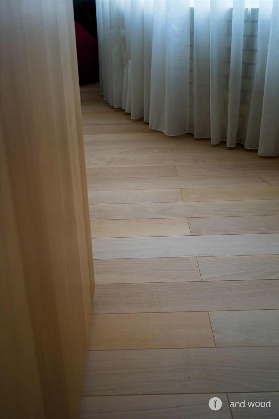 ビーチ ブナ 幅広 フローリング 施工例 andwood アンドウッド 大阪 6
