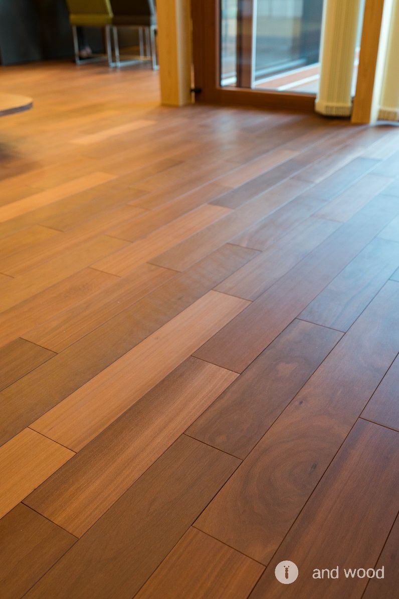 レッドローズウッド 無垢フローリング andwood アンドウッド 施工例