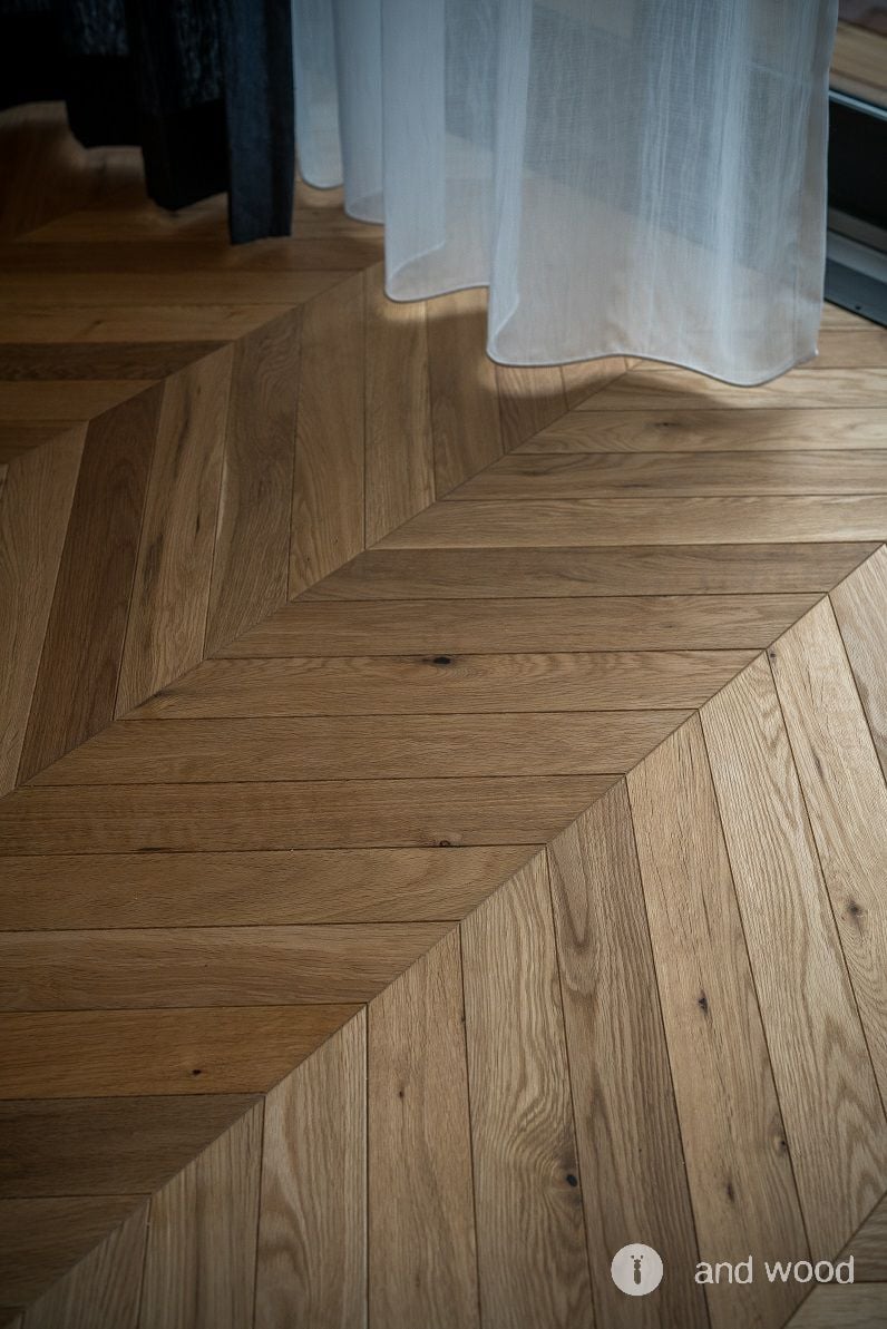 オーク フレンチ ヘリンボーン アンドウッド 施工例 2