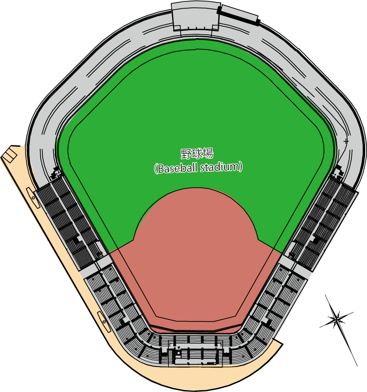 野球場全体図