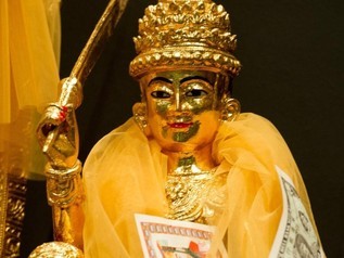 Ein visualisierter Geist mit Opfergaben. Foto: Inga Kjer