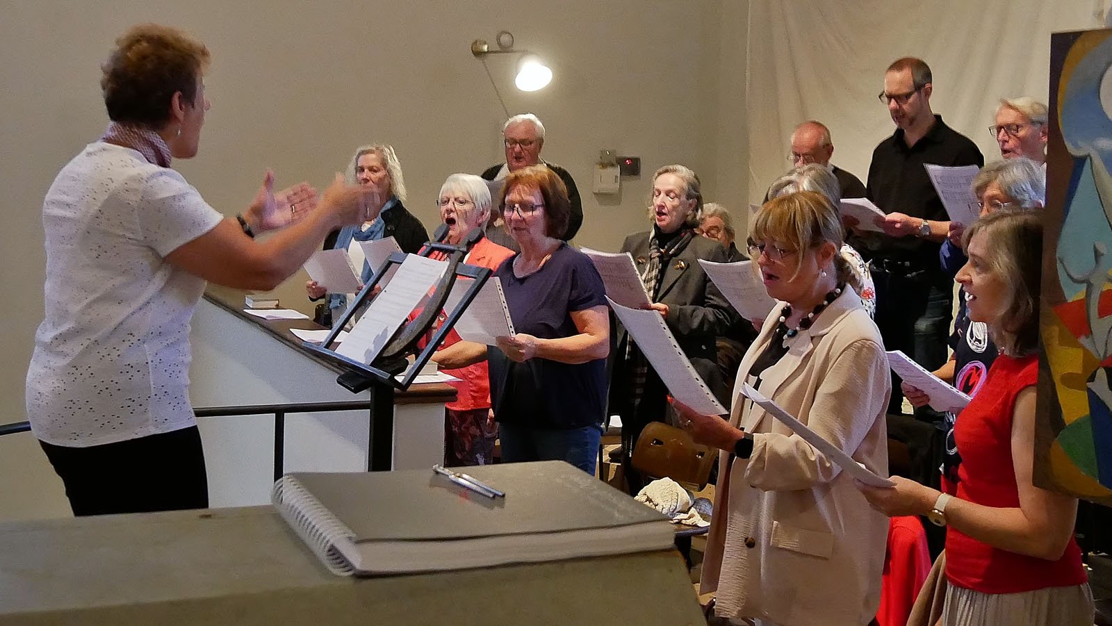 Kirchenchor unter Leitung von Edith Putz