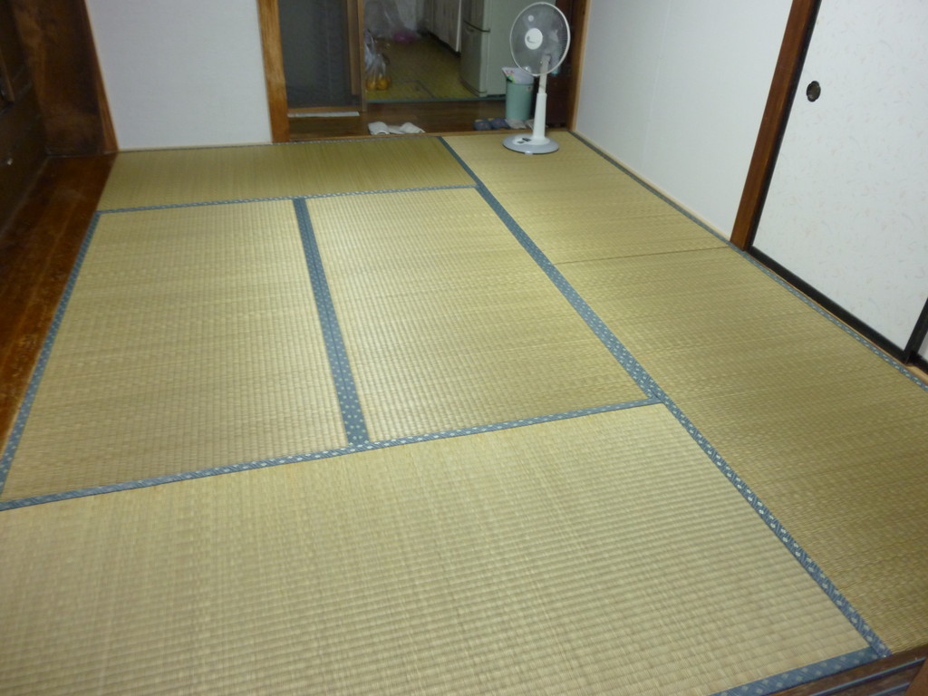 鹿沼市のお客様宅施工例。。ヤンバル畳。