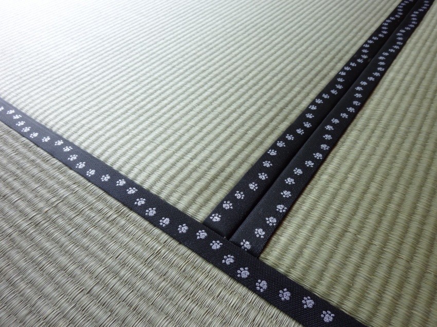 日光市のお客様宅施工例。。アオ畳表畳。