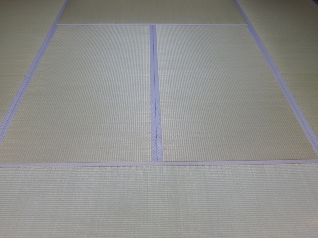 日光市のお客様宅施工例。。アオ畳表畳。