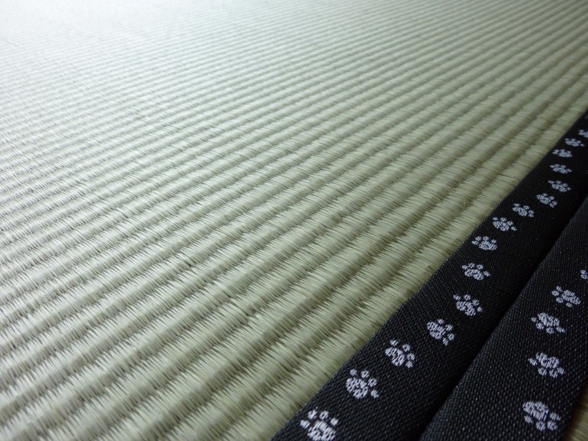 日光市のお客様宅施工例。。アオ畳表畳。