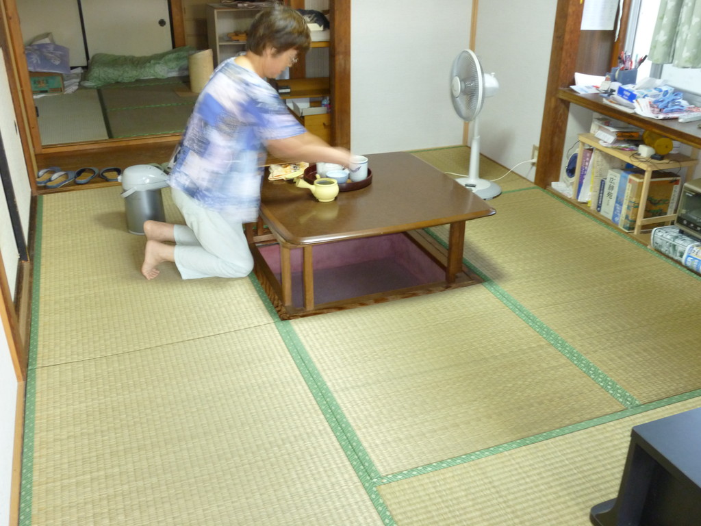 日光市今市のお客様宅施工例。。ヤンバル畳。