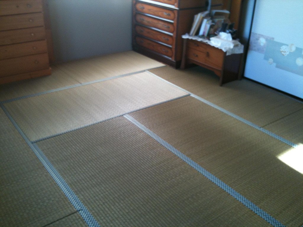 日光市宇都宮市のお客様宅施工例。。ヤンバル畳。