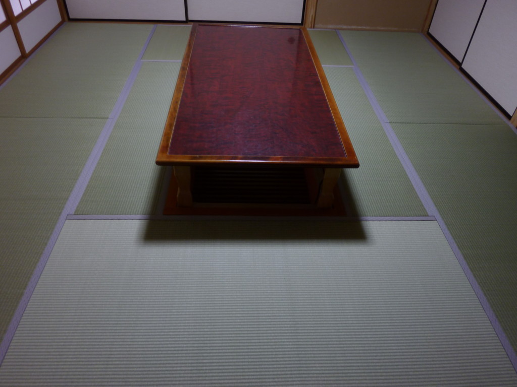 日光市のお客様宅施工例。。アオ畳表畳。