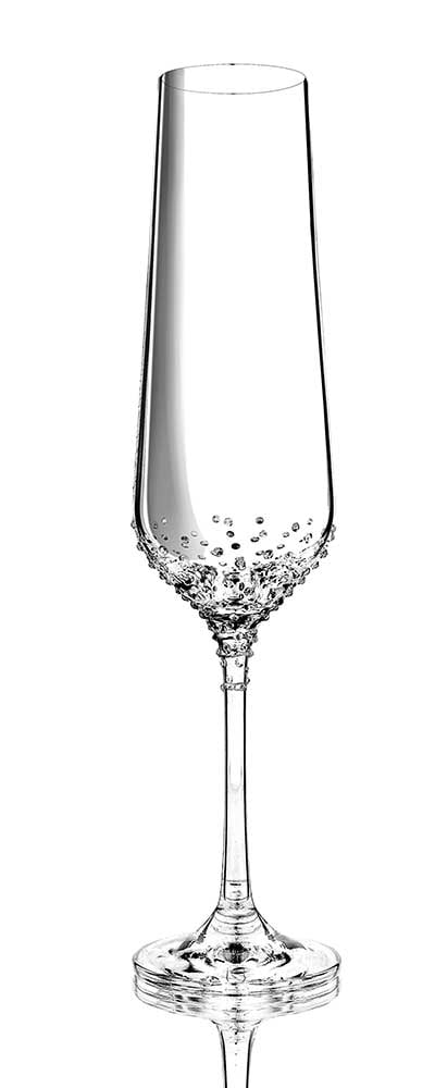 Sektglas Rhea veredelt mit hochwertiger Swarovski® Kristallen