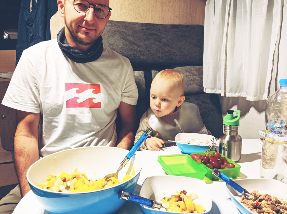 Obstsalat zum Frühstück