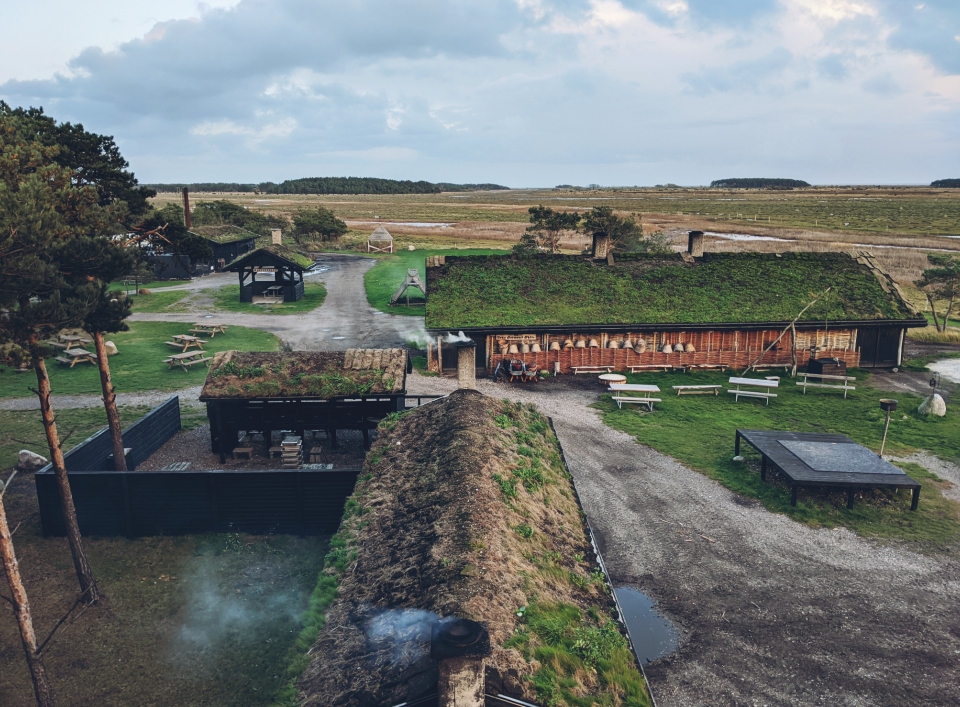 Blick auf das Salzgewinnungs-Werk