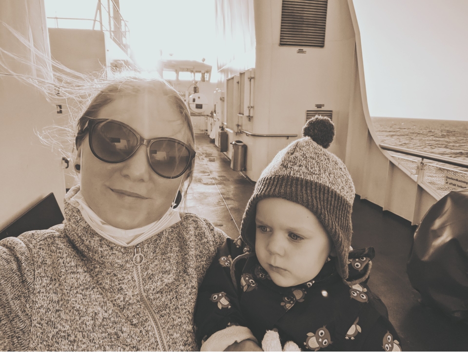 Auf der Fähre - in 90 Minuten nach Læsø