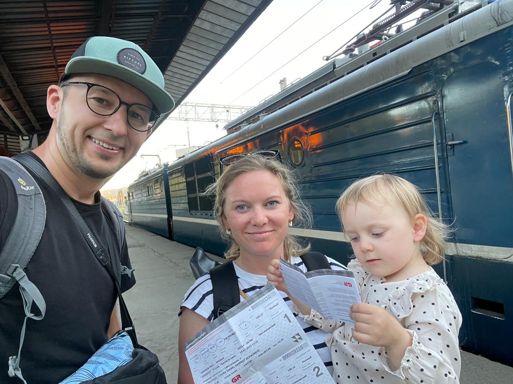 Over night train from Georgia to Armenia