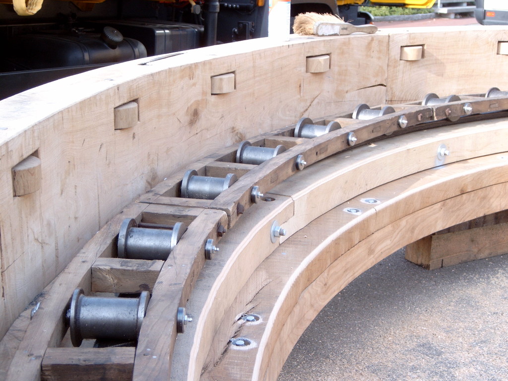 Lagerung für einen Windmühlenkopf