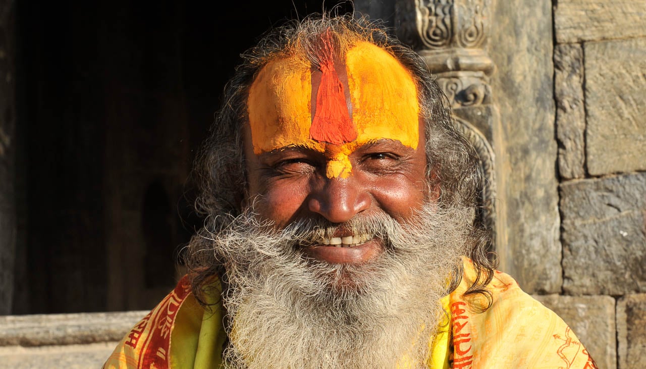 Hinduistischer Sadhu in Kathmandu