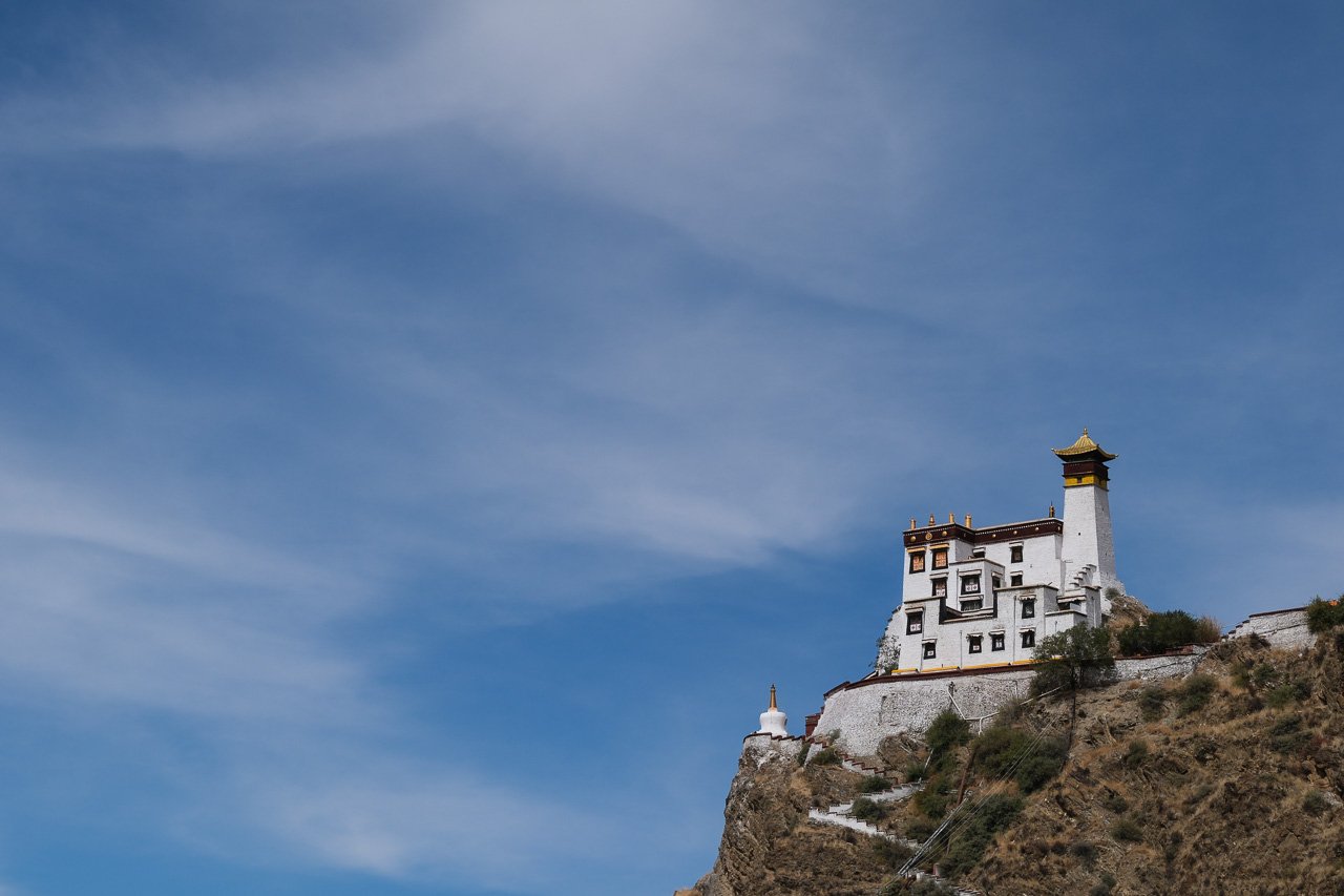 Der alte Königspalast Yumbulakhang