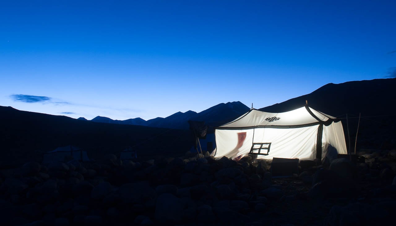 Nomadenzelt in Ladakh
