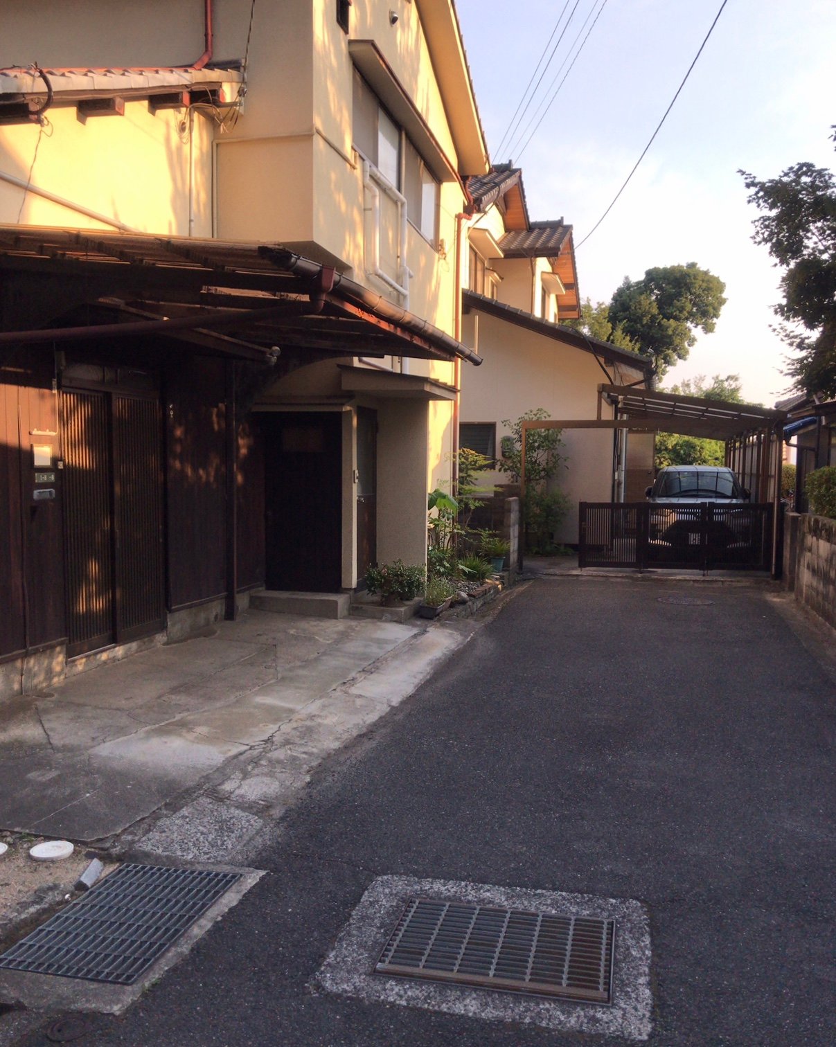 山紫水明に横付け