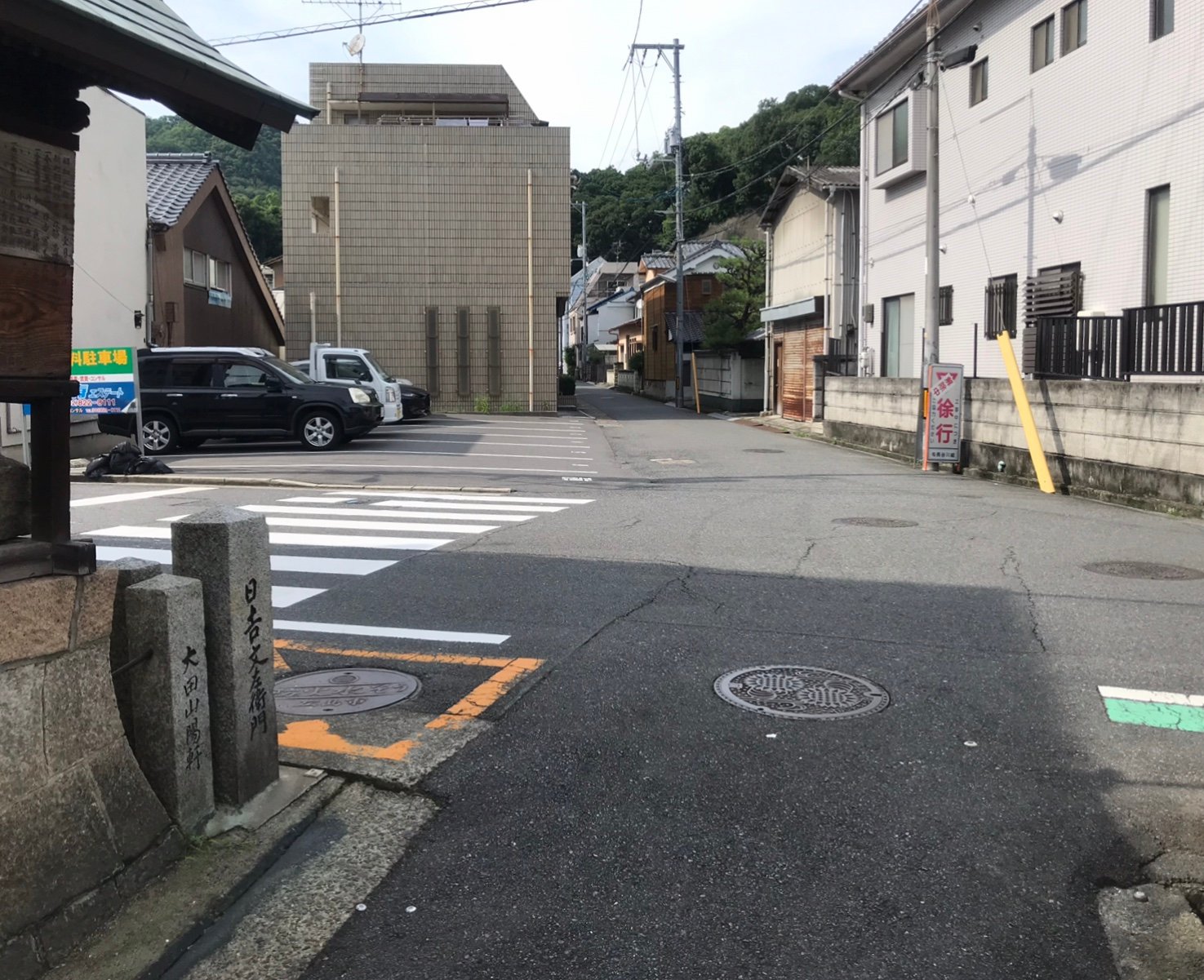 曲がりやすいAポイント交差点