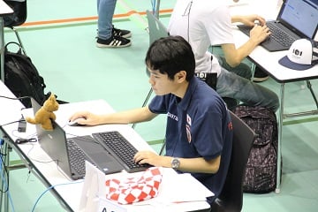 写真はプラクティスセッション時