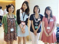 楽天女性社員の4名。活力溢れる方々でした!