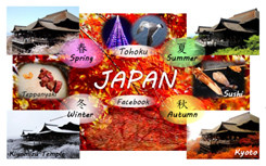 この大会のために英語の名刺を作ってみました。裏面はこんな感じ。春夏秋冬を清水寺で表現!QRコードをつけてみたのですが、海外ではQRコードが通用しなかったのでみなさんも気をつけて下さーい。※念のためQRコードは隠しています。