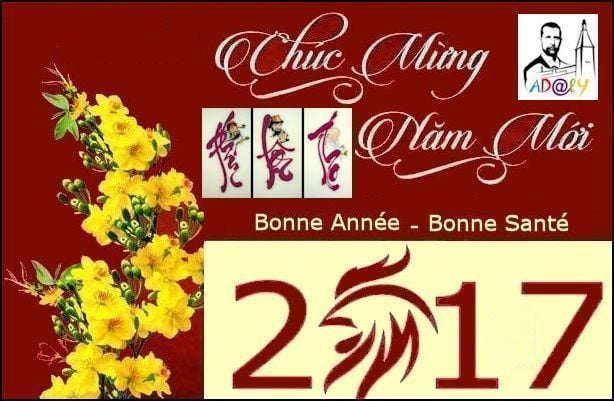AD@lY vous souhaite bonheur, succès et santé pour l'année du Coq de Feu !