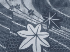 子供用旅館浴衣 流水もみじ柄