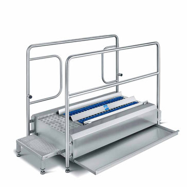 Durchlauf-Sohlenreiniger ECO Trockenversion