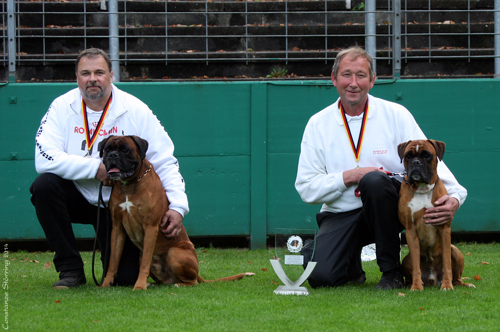 Candor und Bendix punktgleich DM 2014 - 4.+5. Platz