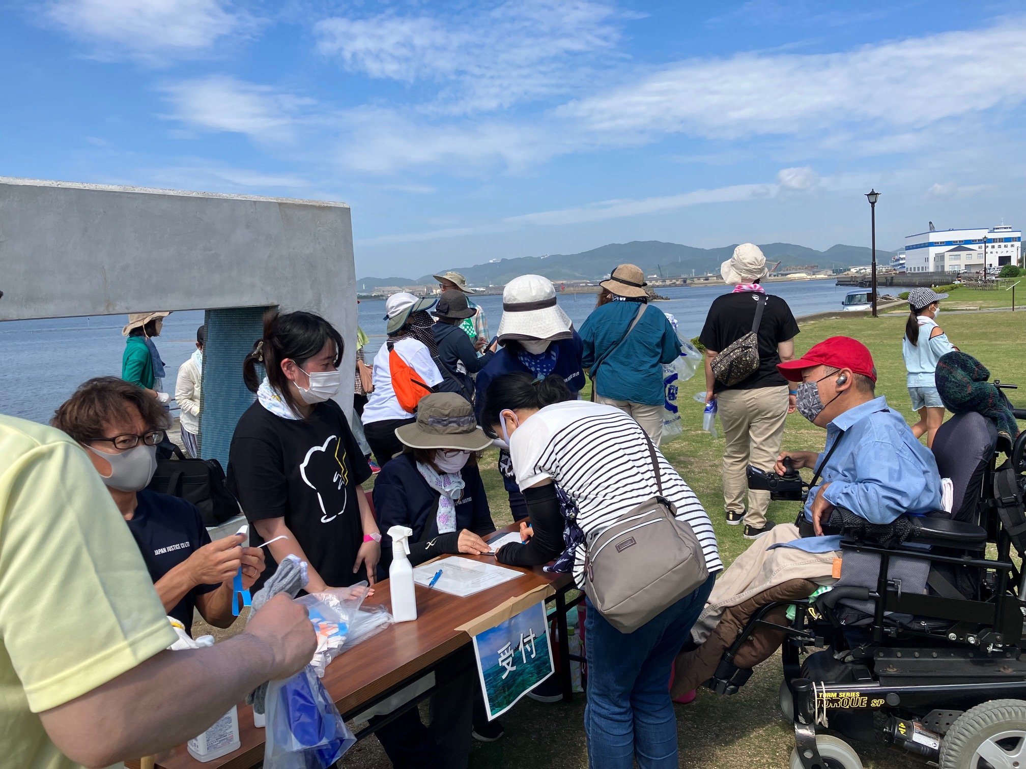 Participants at the event in Gamagori