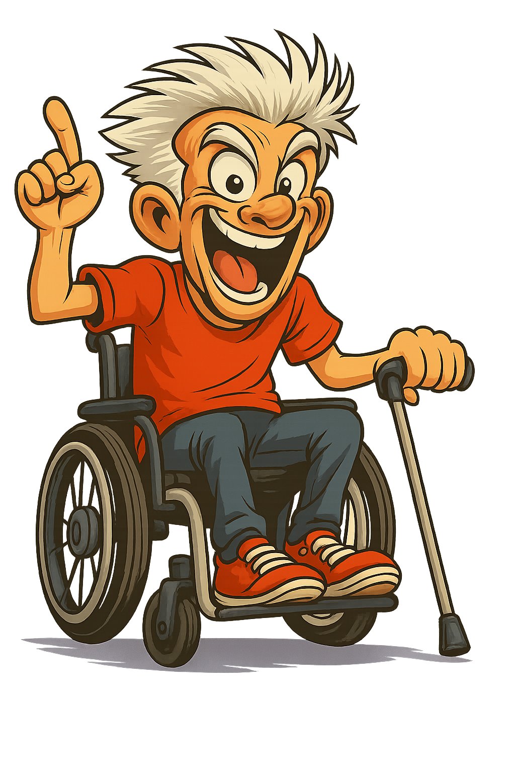 © by Querschnitte e.V. - Sitzend, Größe zeigen!