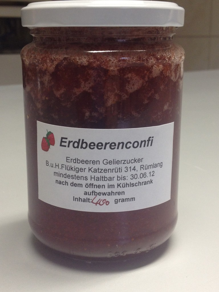 Erdbeerenconfi