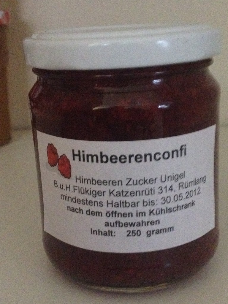 Himbeerenconfi