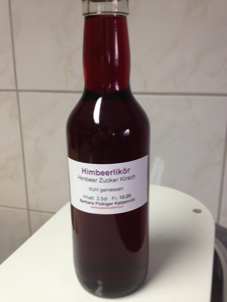Himbeerenlikör