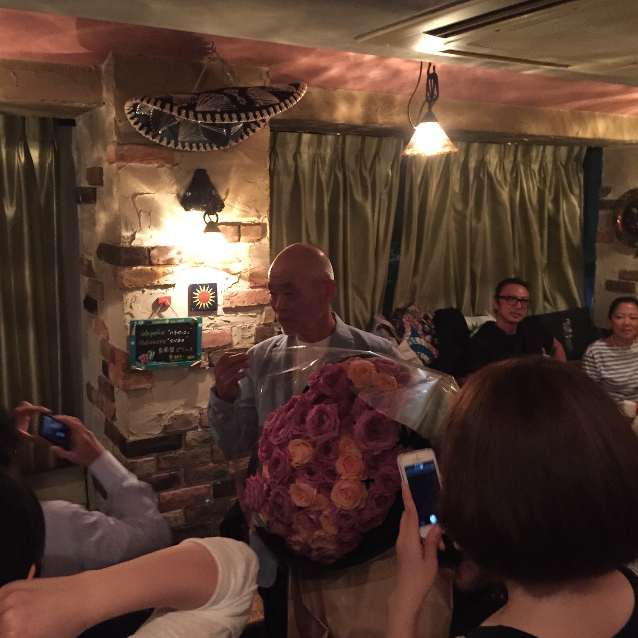 お客様の古希のお祝いにご一緒させていただきました。