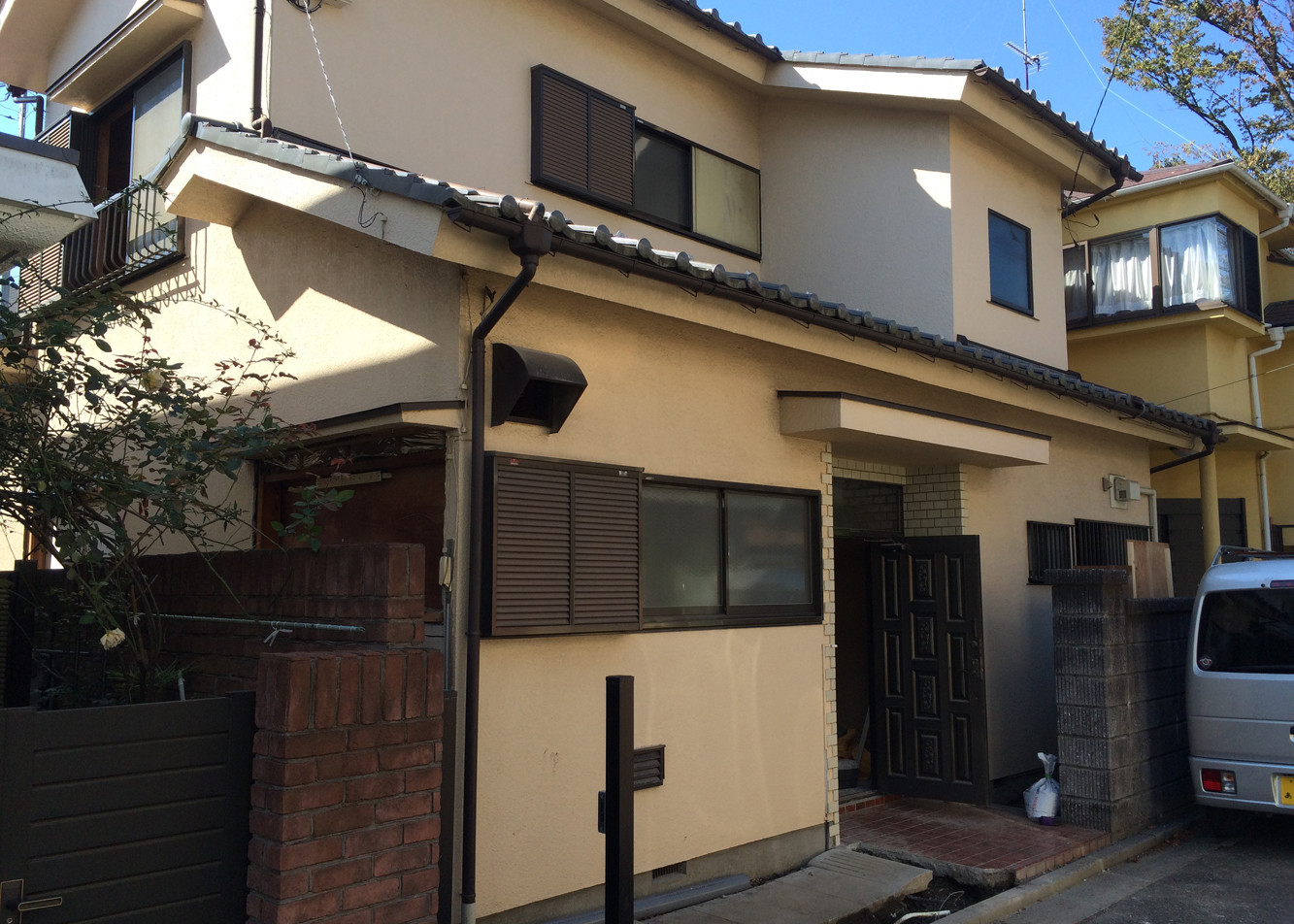 ブロック塀も一部解体しました