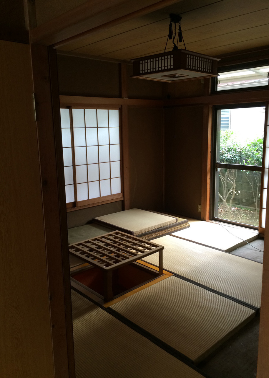 正面がキッチンになる場所