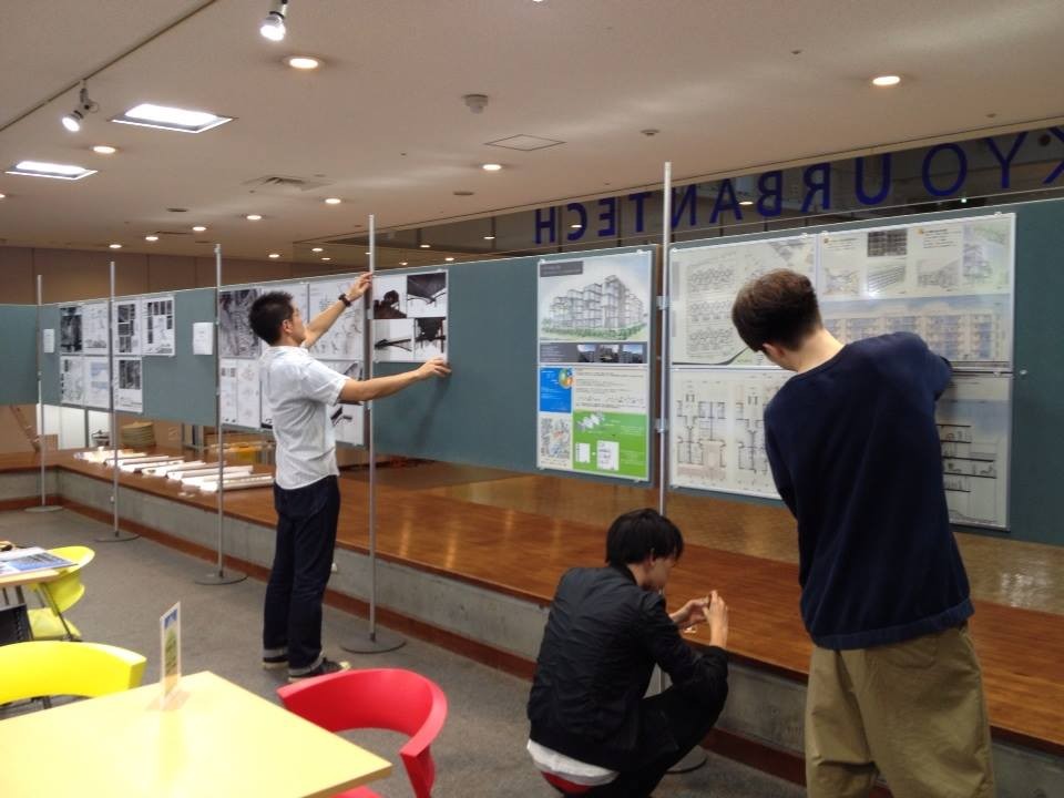 毎年恒例の団地再生卒業設計展。学生の自由な発想に、私たちも刺激を受けています。