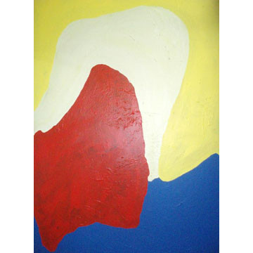 Artist: Roger Hose | "Bloodwood Basking in the Sun" | 2009 | Acrylic Paint on Canvas | H:1500 x W:1000mm | $1,350.00