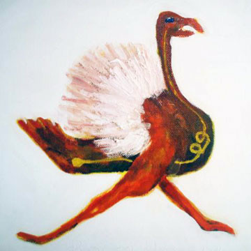 Artist: Roger Hose | "Bullshit There is Light?" | 2008 | Oil on Canvas | H:255 x W:255mm | Price: $250.00