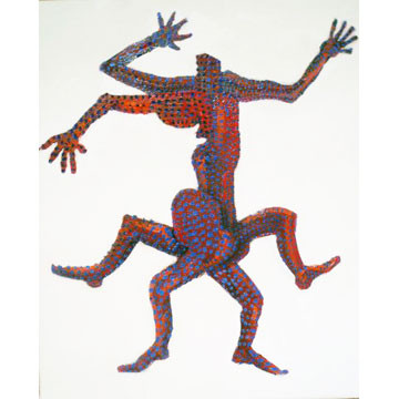 Artist: Roger Hose | "Feeling Satiated" | 2008 | Oil on Canvas | H:300 x W:255mm | Price: $250.00