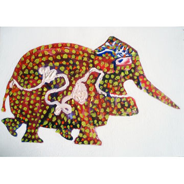 Artist: Roger Hose | "Internal Existence" | 2008 | Oil on Paper | H:210 x W:300mm | Price: $200.00